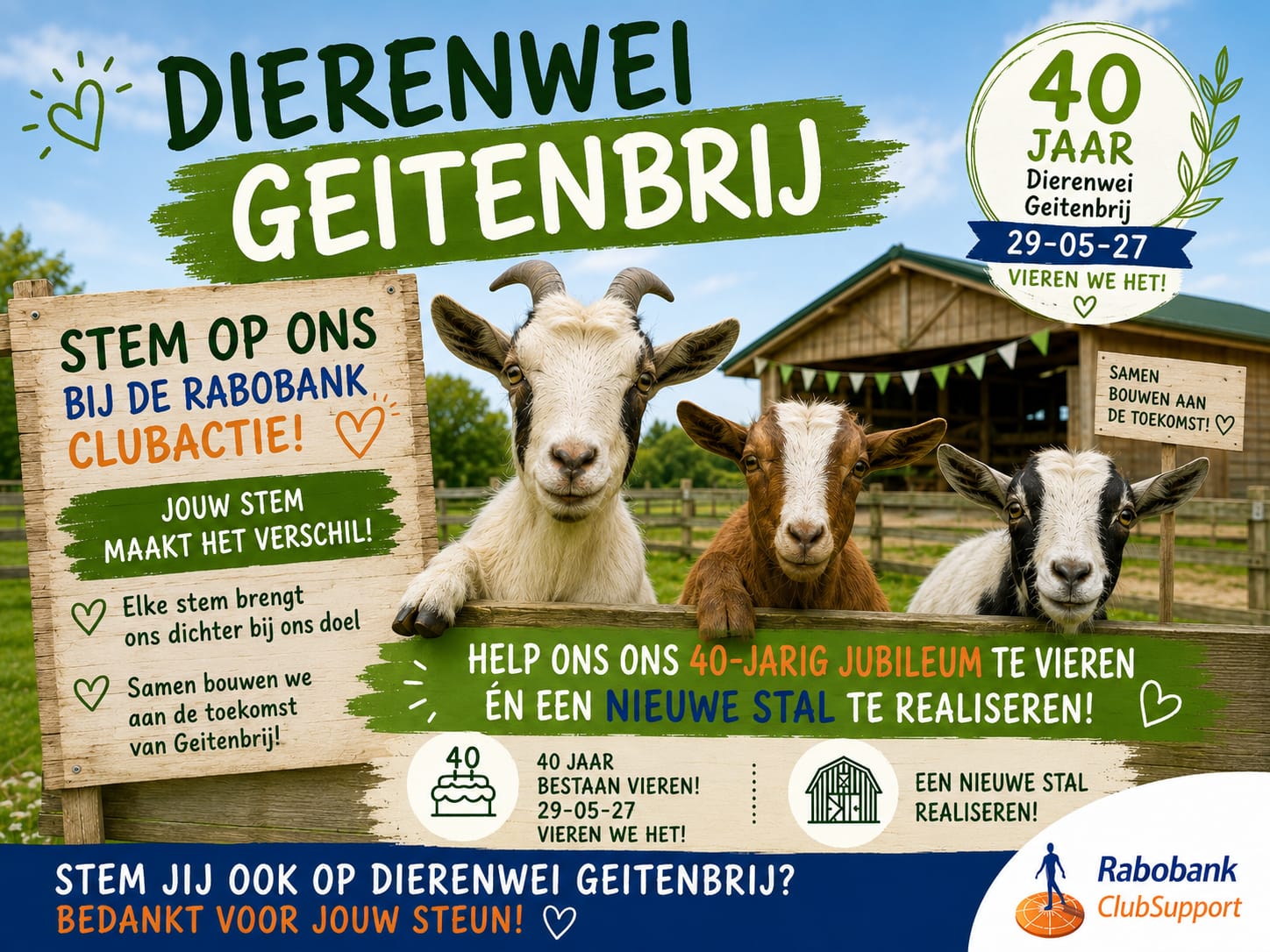 Geitenbrij is bijna jarig!